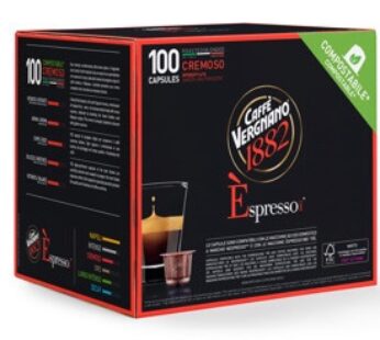CAFE EN CAPSULAS CREMA VERGNANO LB – 100 CAPS