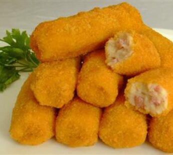 CROQUETA DE PAPA CON JAMÓN Y QUESO – 2 KG