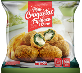 MINI CROQUETAS DE ESPINACA Y QUESO – 300 GRS