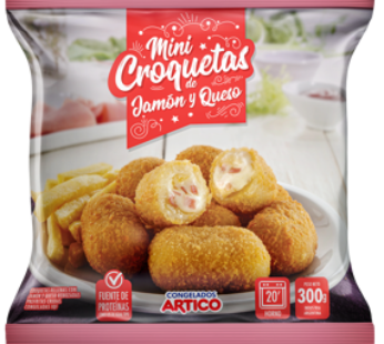 MINI CROQUETAS CON JAMON Y QUESO – 300 GRS