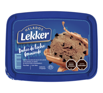 LEKKER 2 LT DULCE DE LECHE GRANIZADO