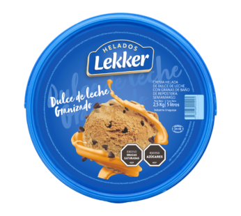 LEKKER 5 LT DULCE DE LECHE GRANIZADO