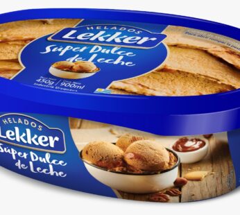LEKKER 900 ML SUPER DULCE DE LECHE