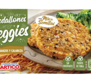 MEDALLON DE GARBANZOS, CEBOLLA Y ZAPALLO – 200 GRS