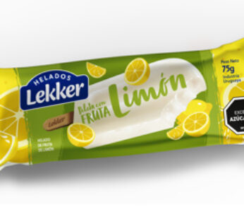 PALETA FRUTAL LEKKER 75 GR LIMON – 30 UD