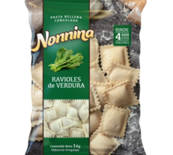RAVIOLES DE VERDURA NONNINA – 1KG