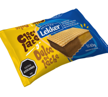 SANDWICH LEKKER 65 GR CHOCOLATE / DULCE DE LECHE
