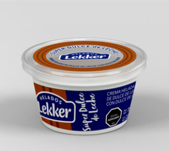 VASITO LEKKER 220 CC x6 SUPER DULCE DE LECHE