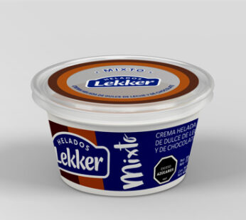 VASITO LEKKER 220 CC x6 CHOCOLATE / DULCE DE LECHE