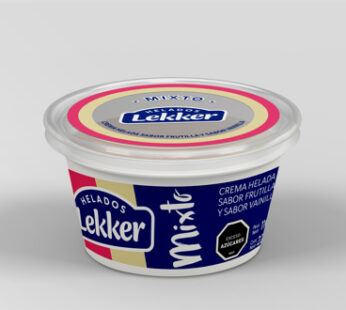 VASITO LEKKER 220 CC x6 FRUTILLA / CREMA