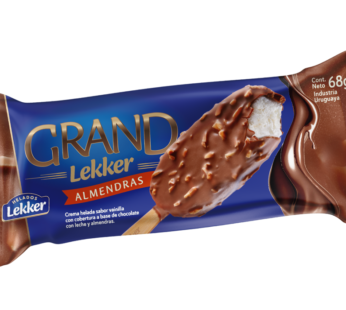 P. GRAND LEKKER CREMA COB. CHOC. C/LECHE Y ALMENDRAS