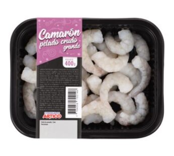 CAMARON PELADO CRUDO GRANDE – 400 GRS