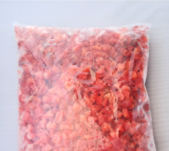 MORRON ROJO EN CUBOS – 1 KG